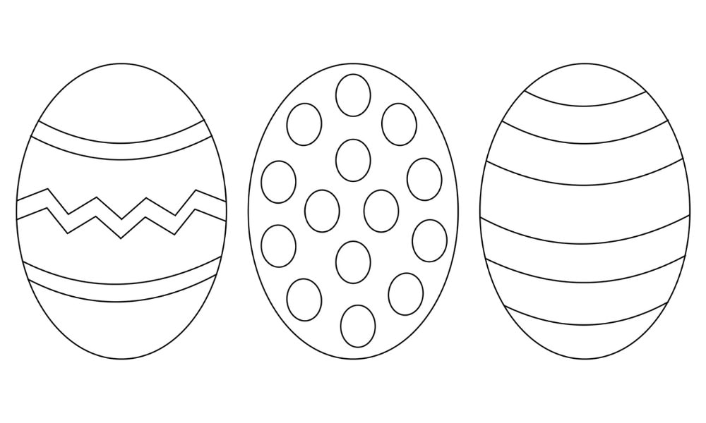 Free Easter Egg Template (+ 9 Easy Crafts!) The CraftatHome Family