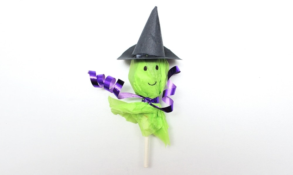 Witch Lollipop Craft for Kids
