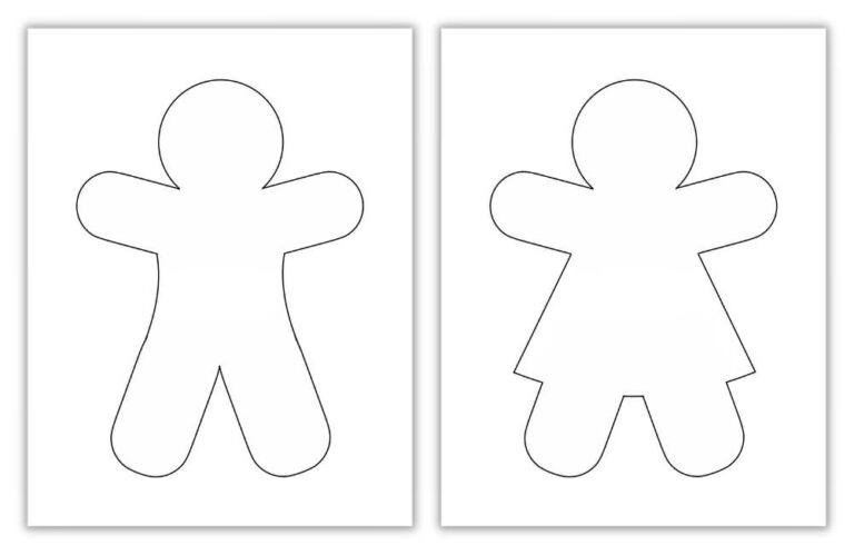 How to Decorate a Paper Gingerbread Man (with Free Template!) - The ...