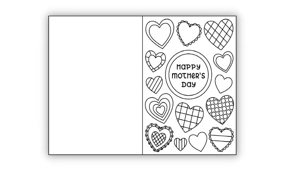 Mothers Day Card Template Free Printable