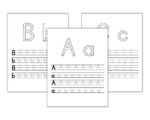Free Printable Uppercase &amp; Lowercase Letters Worksheets - The Craft-at ...