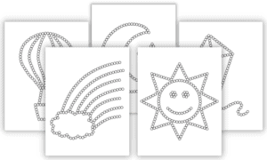 Free Printable Q-Tip Painting Templates - The Craft-at-Home Family
