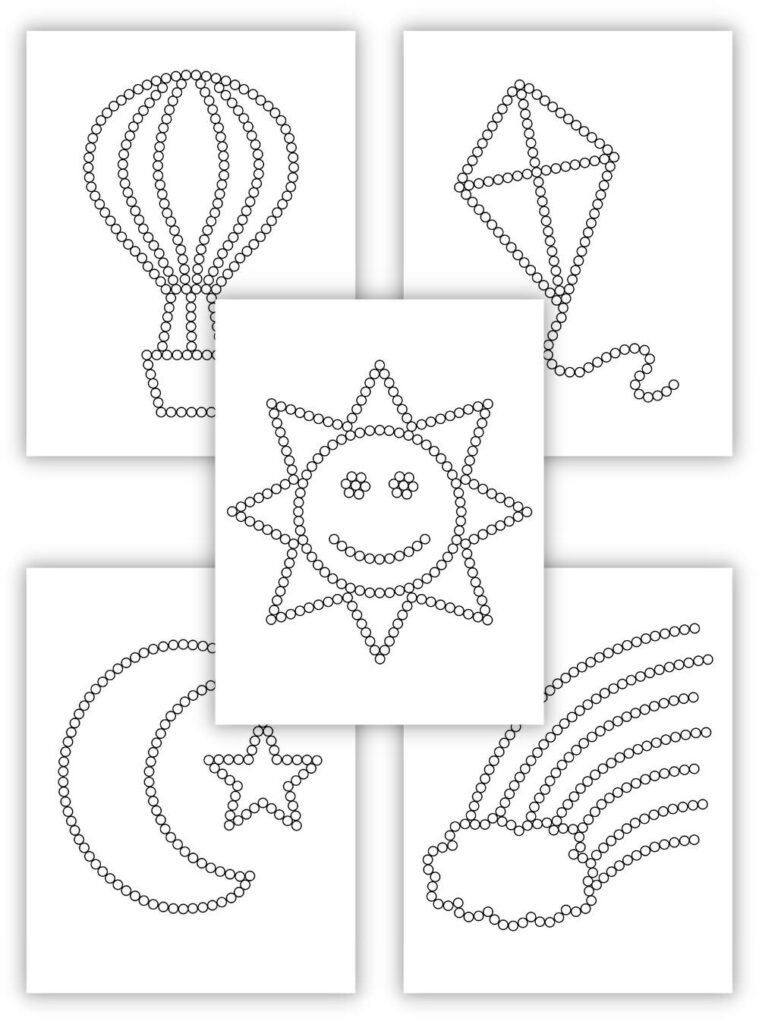 Free Printable Q Tip Colouring Templates The Craft at Home Family