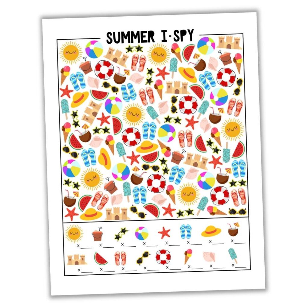 Free I Spy Printables