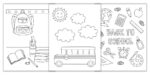 Free Printable Back-to-School Coloring Pages - The Craft-at-Home Family