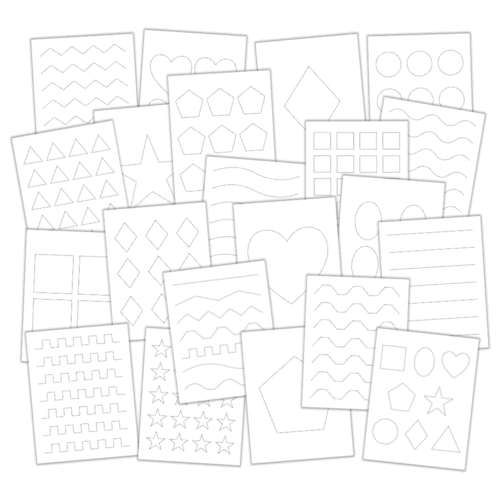 Free Printable Cutting (+ Tracing) Practice Worksheets - The Craft-at ...