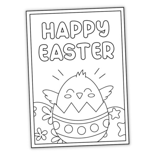 Free Printable Easter Cards to Color (Perfect for Kids!) - The Craft-at ...