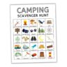 Free Printable Camping Scavenger Hunt for Kids - The Craft-at-Home Family