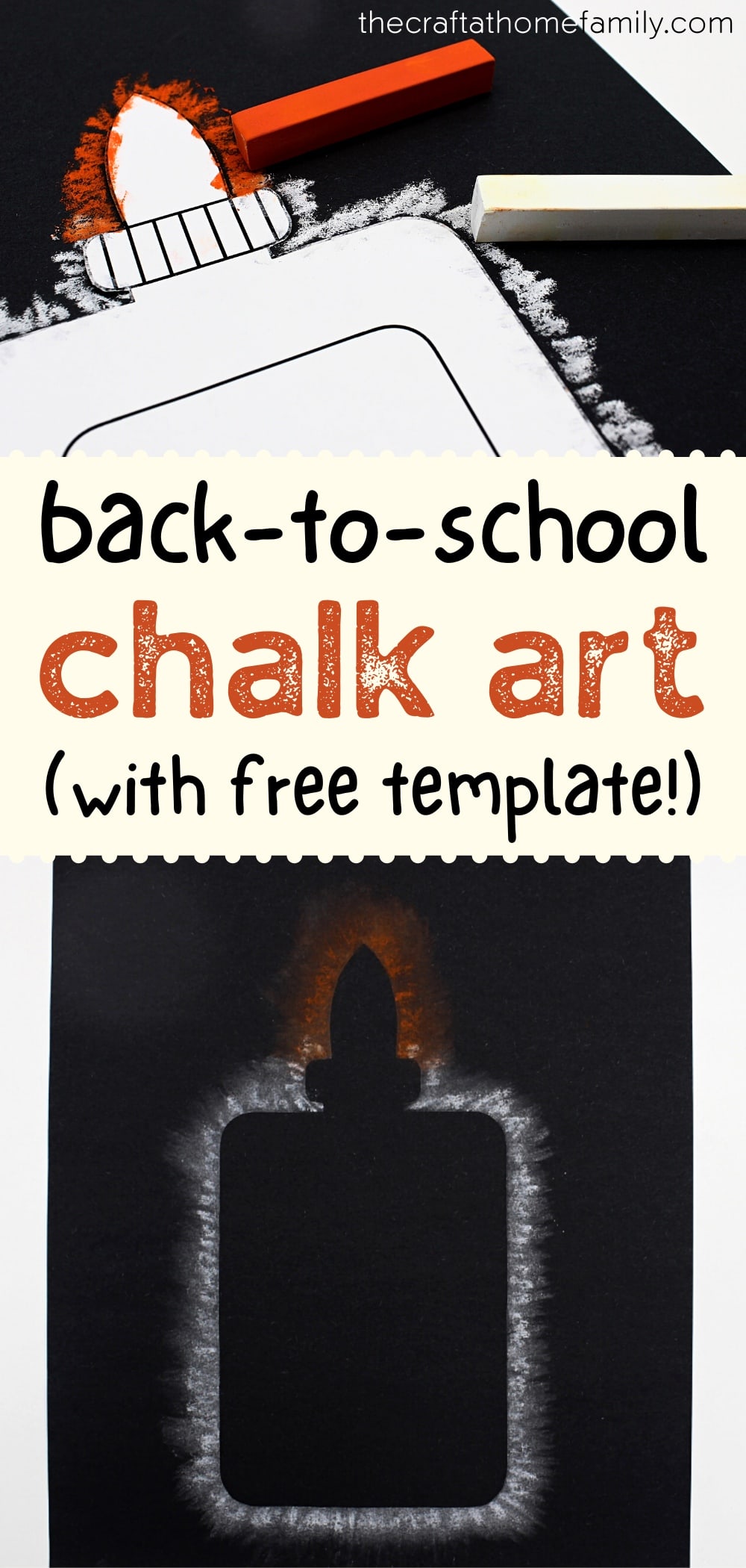 Easy Back-to-School Chalk Art for Kids (with Free Templates!) - The ...