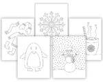 Free Printable Winter Coloring Pages for Kids - The Craft-at-Home Family