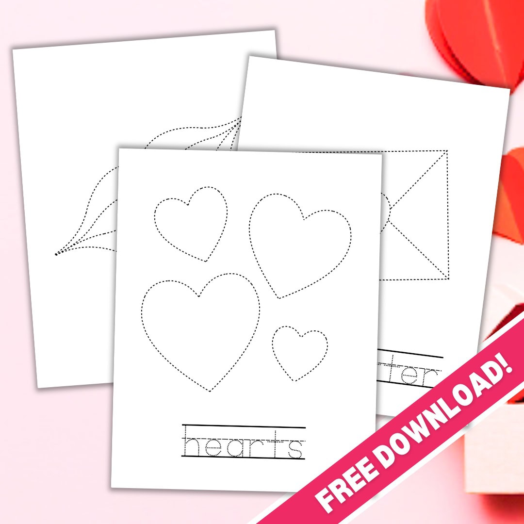 Free Tracing & Cutting Worksheets - The Craft-at-Home Family