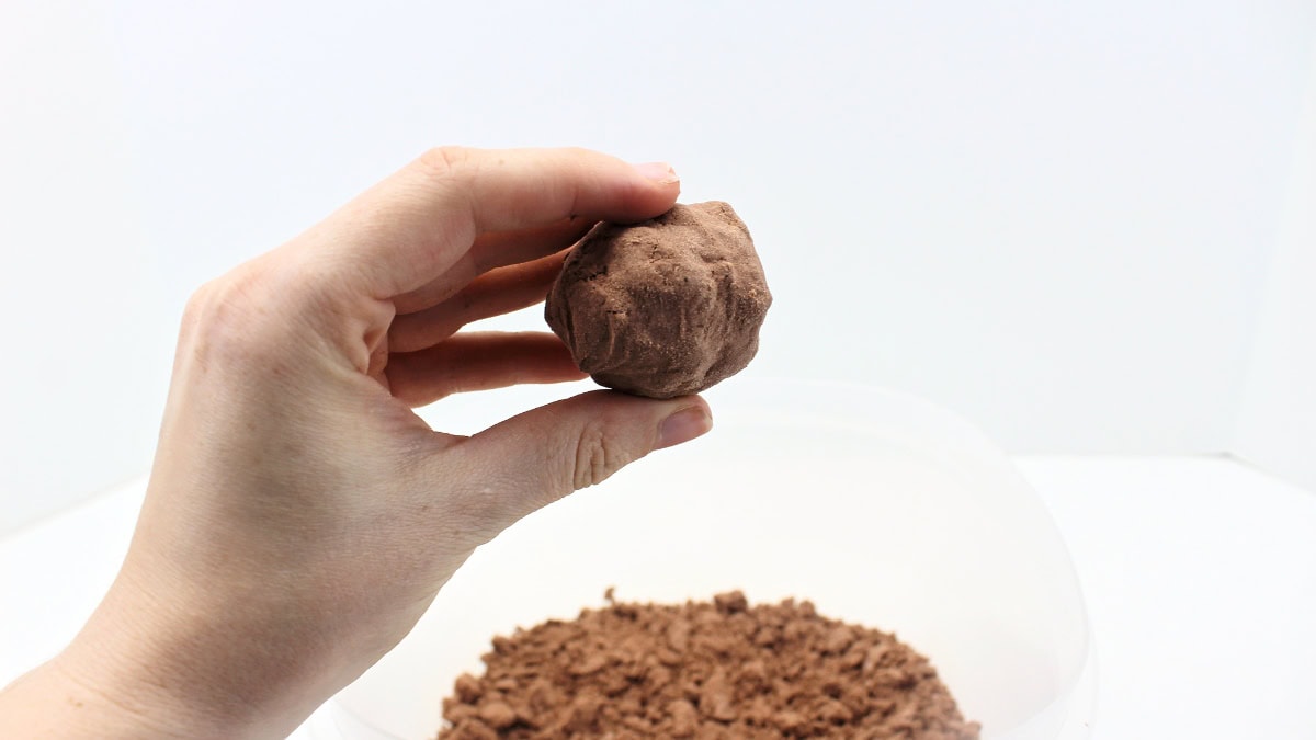 Chocolate Moon Sand (Taste-Safe!) - The Craft-at-Home Family