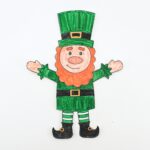 Build a leprechaun craft made from template.