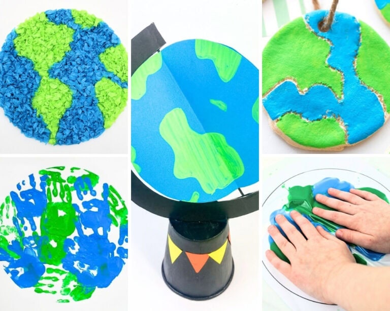 20 Easy Earth Day Crafts for Kids - The Craft-at-Home Family