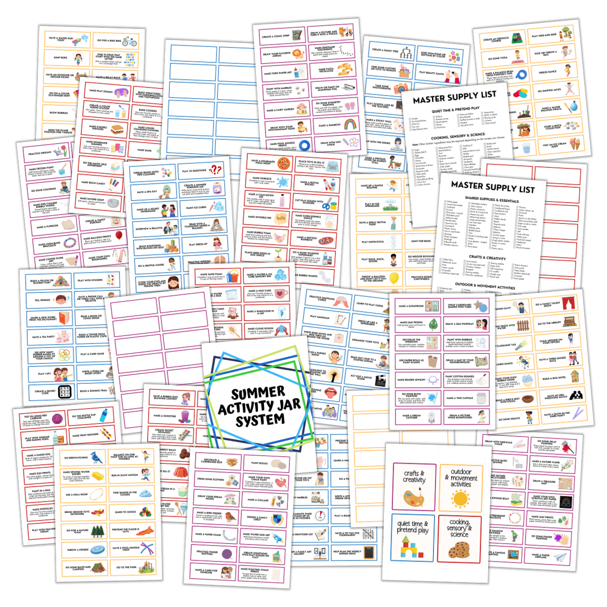 Summer Activity Jar System (2026) - The Craft-at-Home Family
